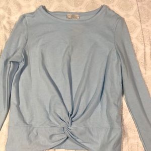 NWT Light Blue Long-Sleeve Top